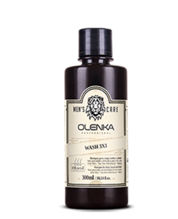 Wash 3x1 Shampoo para Corpo, Barba e Cabelo