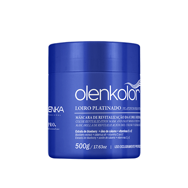 Máscara de Revitalização da Cor Loiro Platinado Olenkolor