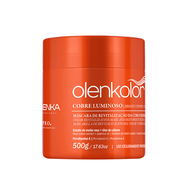 Máscara de Revitalização da Cor Cobre Luminoso Olenkolor