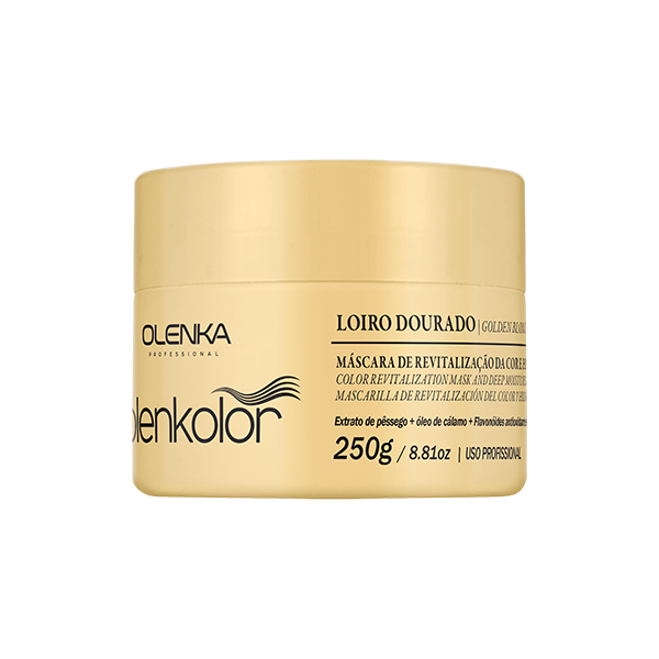 Máscara de Revitalização Loiro Dourado Olenkolor